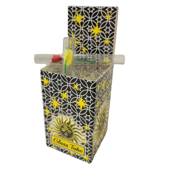 Rose Glass Tubes 25ct Display