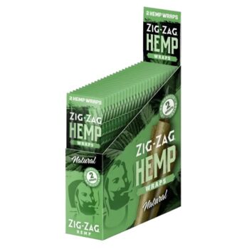 ZIG ZAG HEMP WRAPS - NATURAL