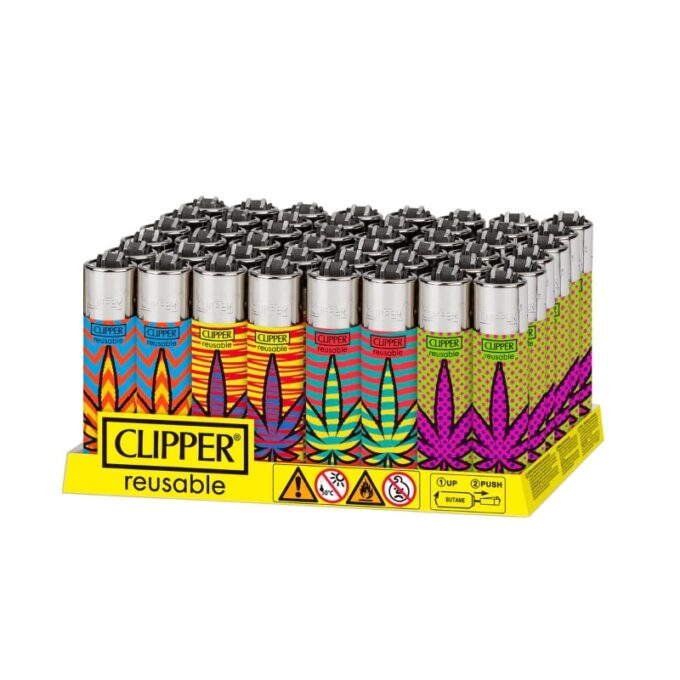 Clipper Lighter Colored Leaves Design 48Ct Brick