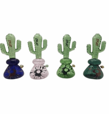 Splat 8" Cactus Water Pipe - Assorted Colors