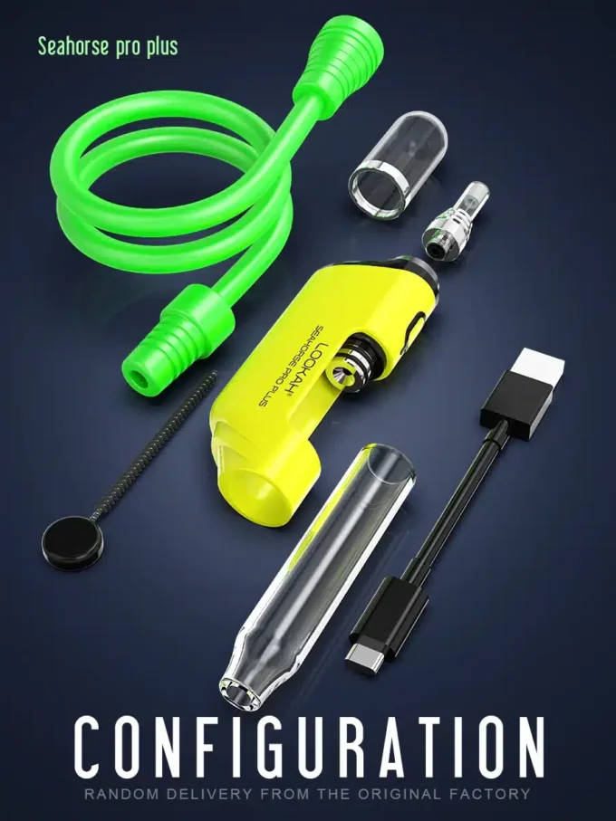 lookah-seahorse-7.jpg.webp Lookah Nectar Collector Seahorse Pro Plus - Green