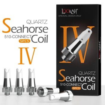 Lookah Seahorse Coil Quartz 5pk