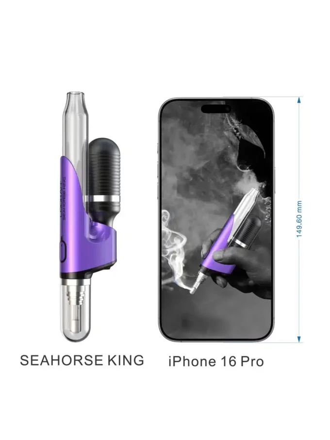 Lookah Nectar Collector Seahorse King - Gray