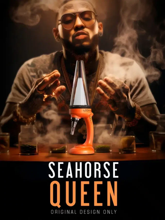 Lookah Nectar Collector Seahorse Queen - Gray