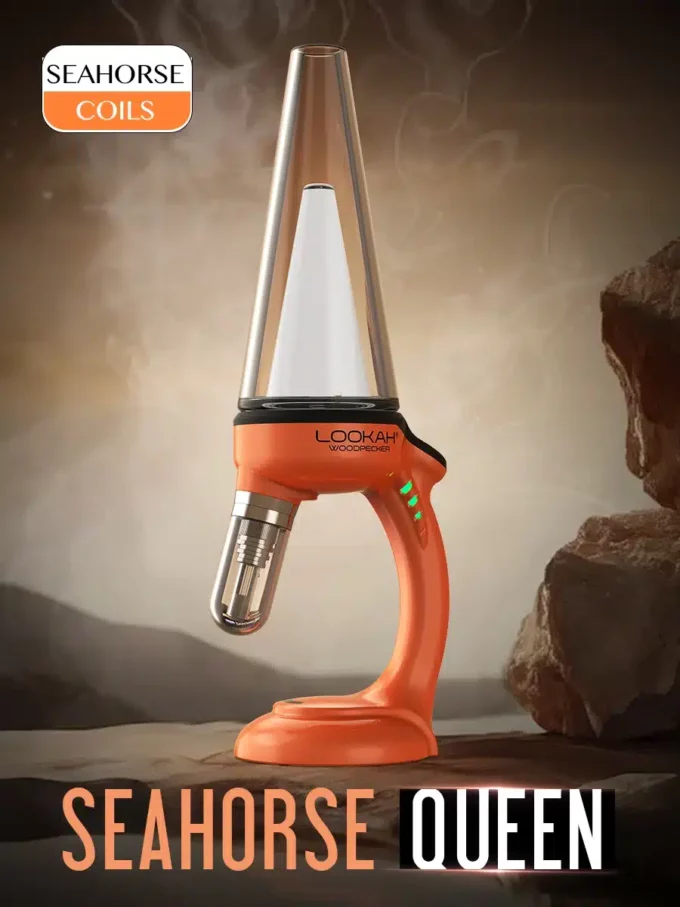 Lookah Nectar Collector Seahorse Queen - Gray