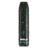 wulf-lx-slim-front-black-green-spatter.jpg-2-copy69304_nobg WULF MODS LX SLIM PORTABLE DRY HERB VAPORIZER - ASSORTED COLORS