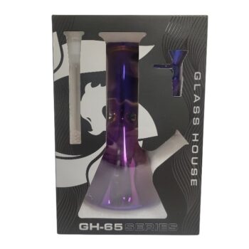 Glass House - Mini Iridescent Beaker Purple