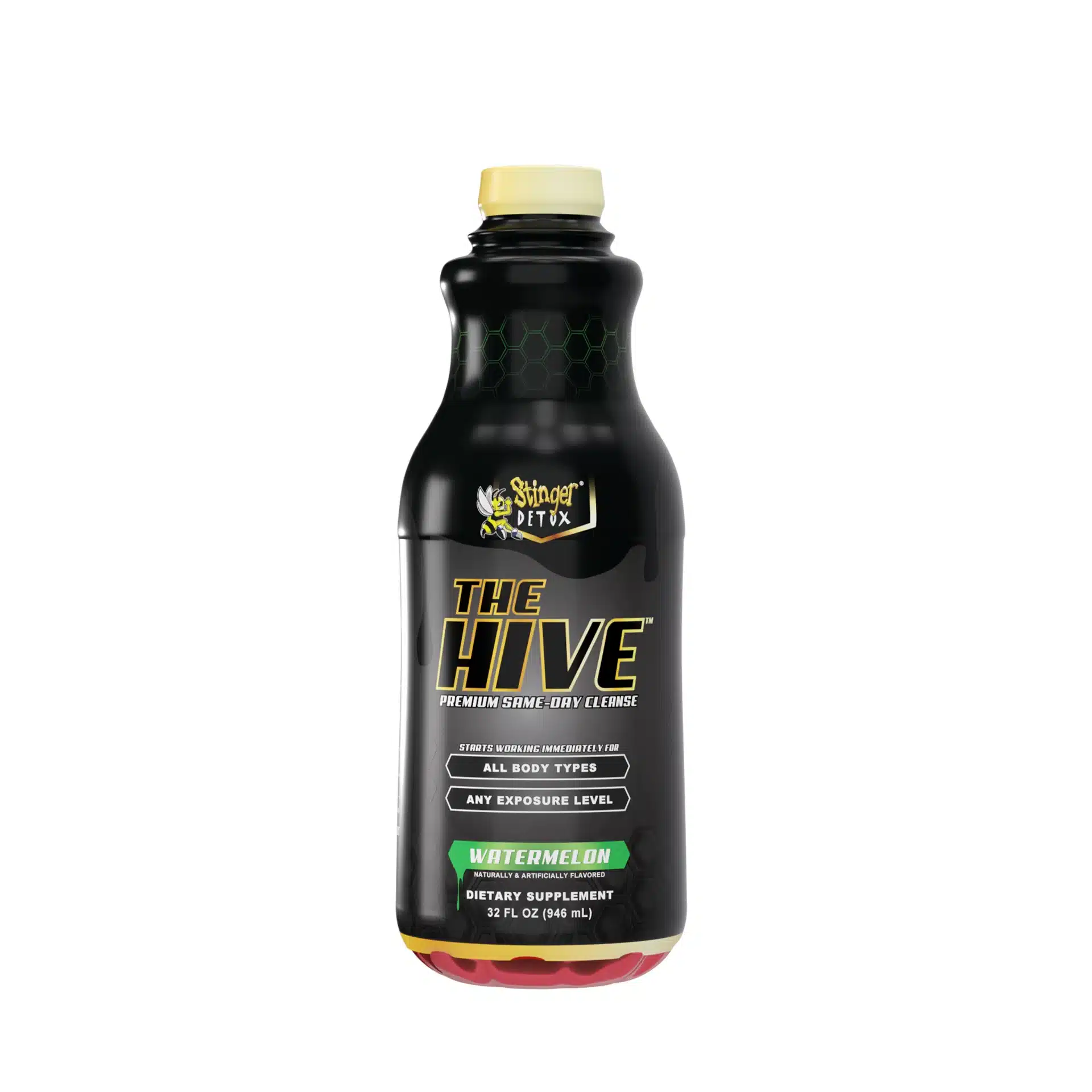 STINGER DETOX THE HIVE PREMIUM SAME-DAY CLEANSE 32OZ - WATERMELON - Image 2