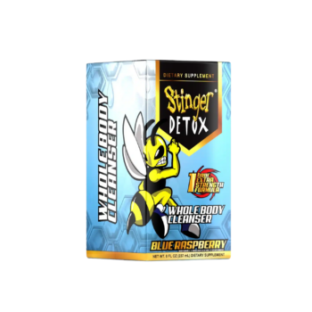 STINGER DETOX WHOLE BODY CLEANSER 1-HOUR EXTRA STRENGTH FORMULA - BLUE RASPBERRY