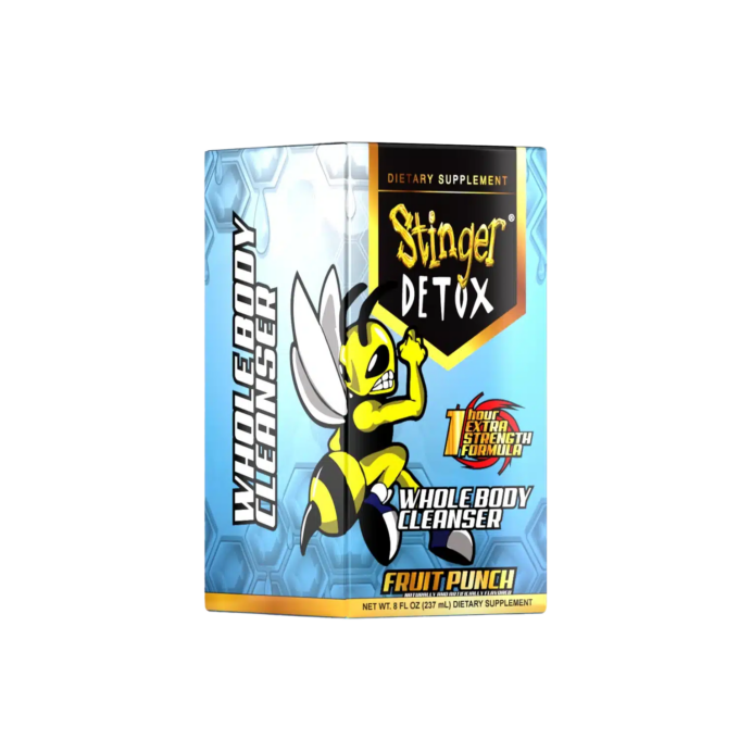 STINGER DETOX WHOLE BODY CLEANSER 1-HOUR EXTRA STRENGTH FORMULA - FRUIT PUNCH