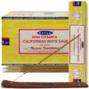 SATYA 15G INCENSE STICKS 12PK - CALIFORNIA WHITE SAGE