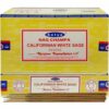 SATYA 15G INCENSE STICKS 12PK - CALIFORNIA WHITE SAGE
