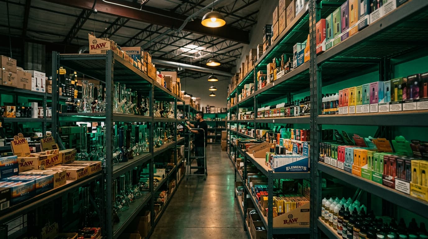 Deez Smoke Shop warehouse