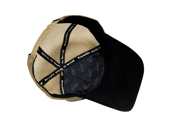 RAWlife Brazil Black Trucker Hat