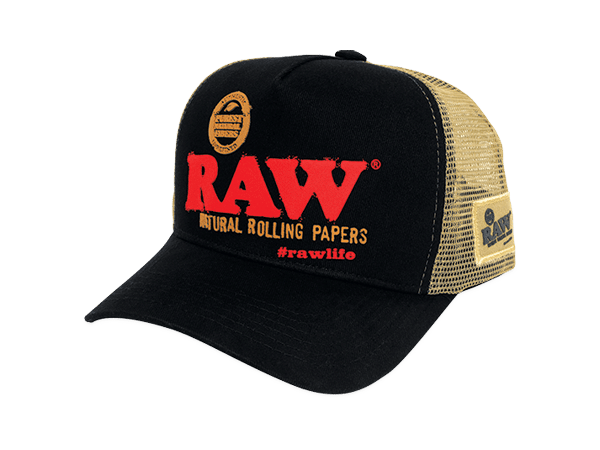 RAWlife Brazil Black Trucker Hat