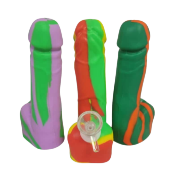 Silicone Penis Pipe – Multi-colored