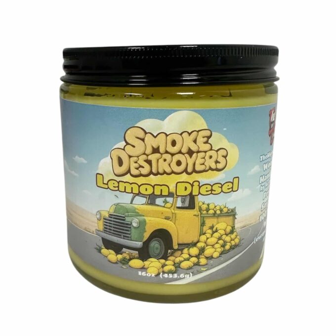 Smoke Destroyer Wood Wick Candle