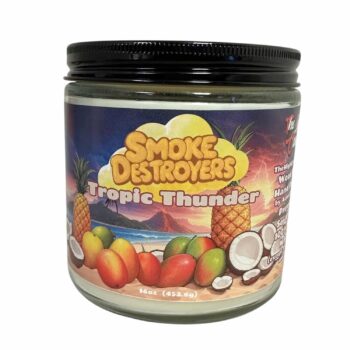 Smoke Destroyer Wood Wick Candle