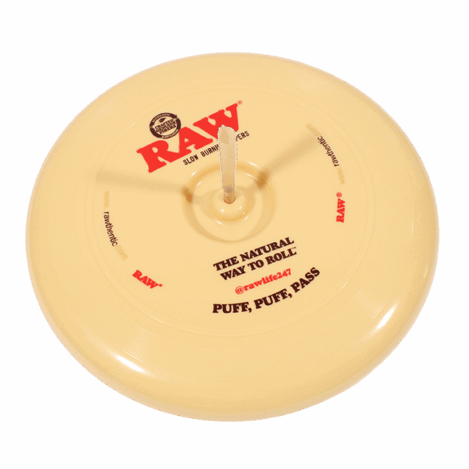 RAW Cone Flying Disc – Frisbee with Built-In Cone Holder