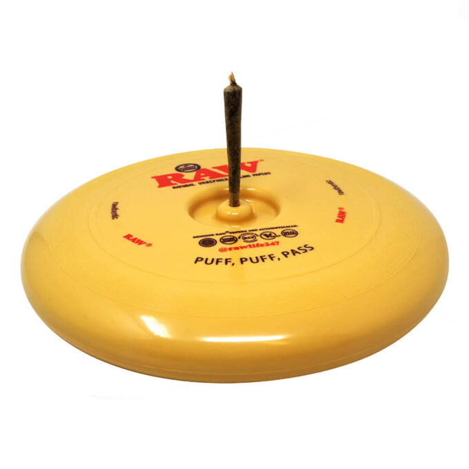 RAW Cone Flying Disc – Frisbee with Built-In Cone Holder